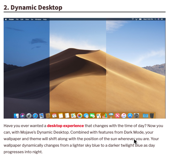 Dynamic Desktop