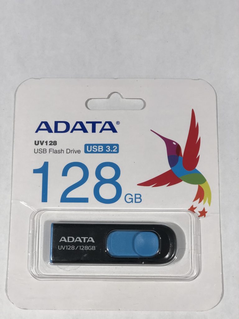 USB flash drive backup.