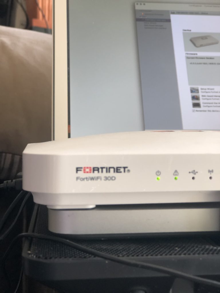 Firewall firmware update.