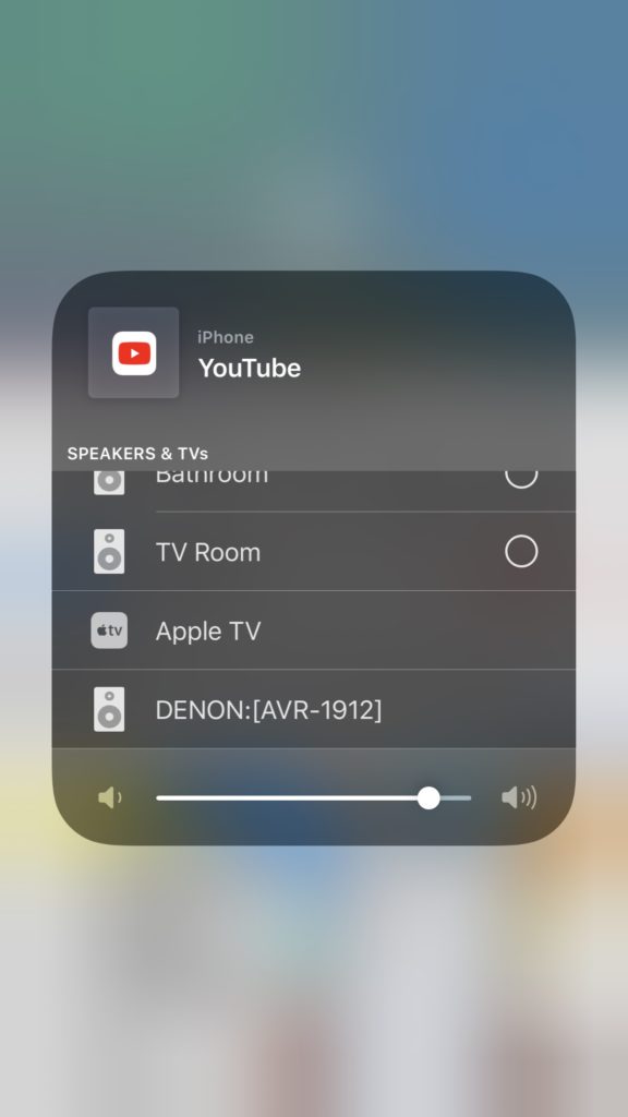 iPhone YouTube